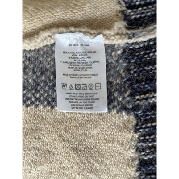 Anthropologie Sleeping On Snow Mabli Wool Blend Vest Cardigan Women XS/S Cream - Picture 8 of 8